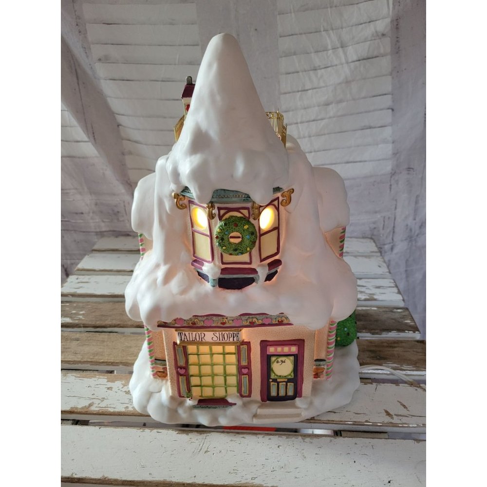 Sandi zimnicki‎ tailor shoppe house village ceramic